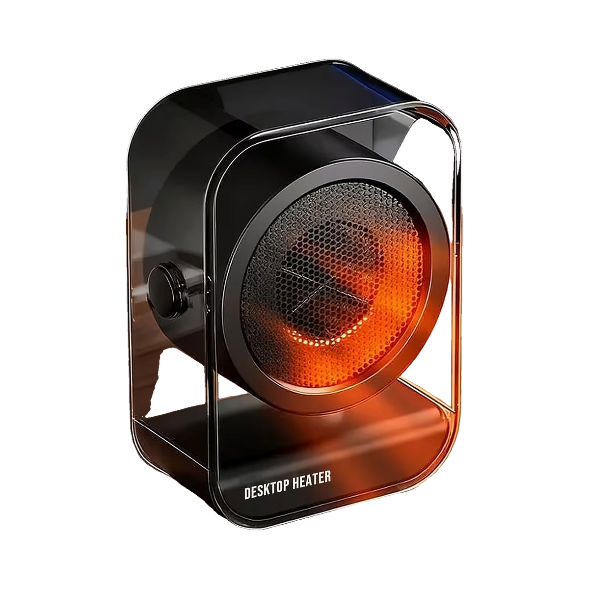 Ember running, with the ceramic element glowing