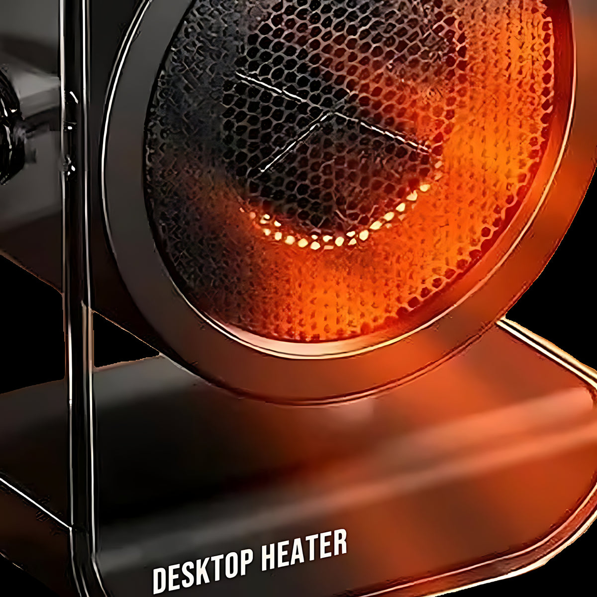Close-up of Ember’s ceramic element glowing