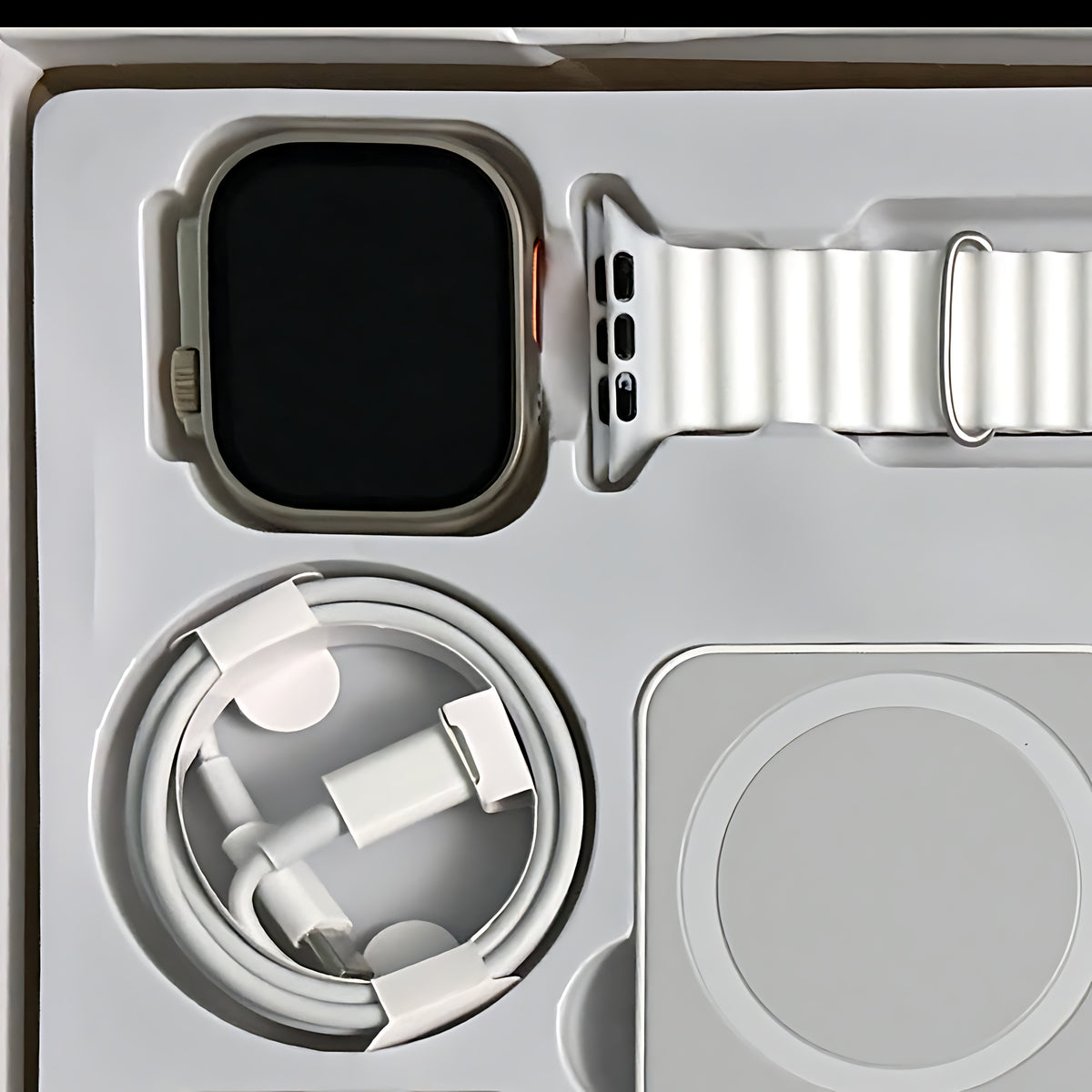 Essentials kit close-up, left side of the case